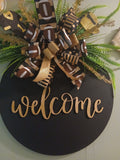 Saints Welcome Door Decor, Door Hanger
