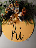 Sunflower HI Door Decor Door Hanger