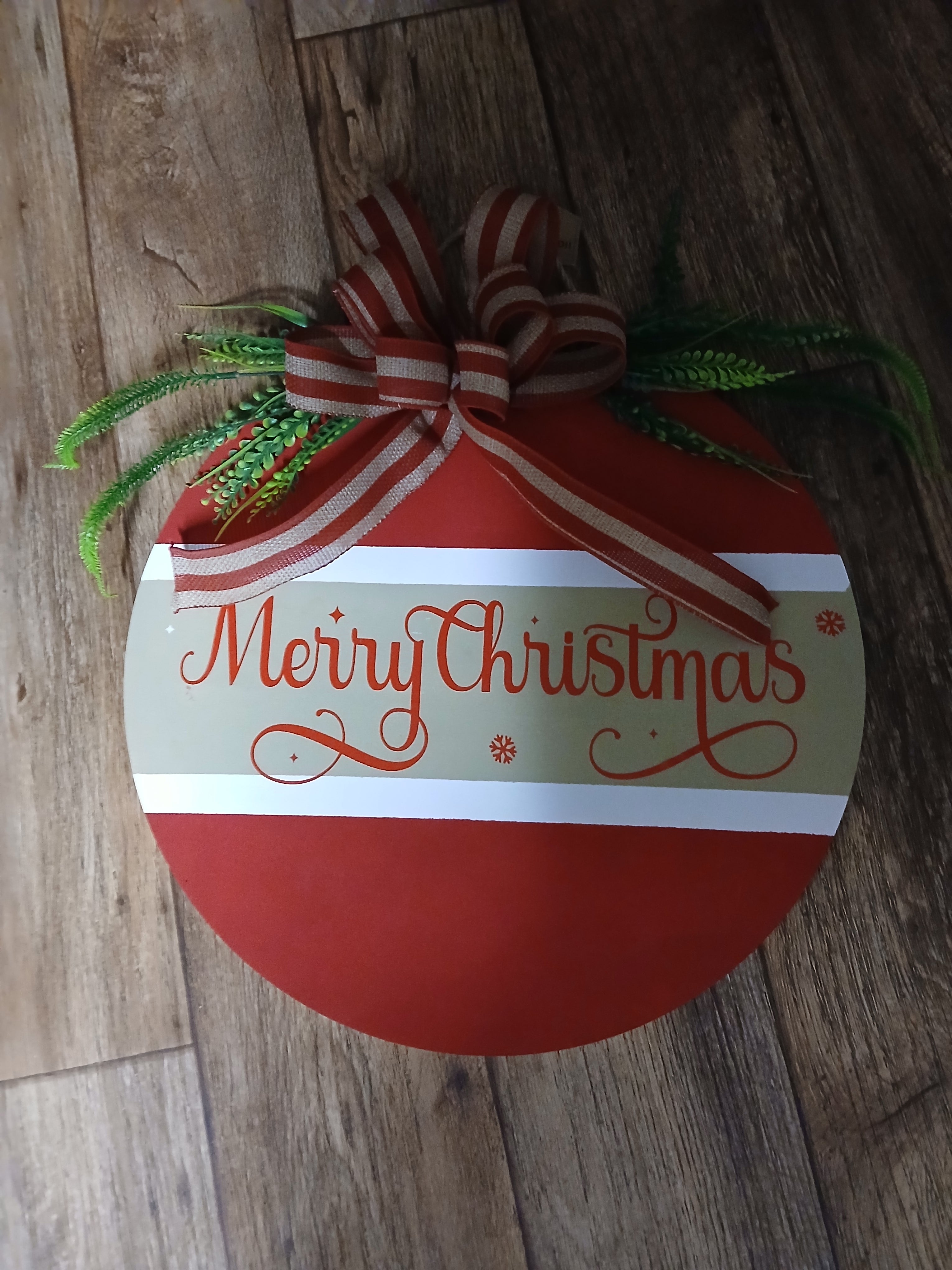 Merry Christmas Door Decor